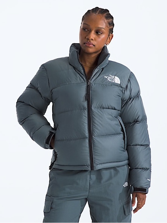 The North Face Jackets & Blazers - The North Face '96 Retro Nuptse Goose Down Jacket In GRANITE GREY Women's Size L